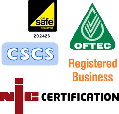 Corgi Registered, OFTEC, CSCS, NIC Certification